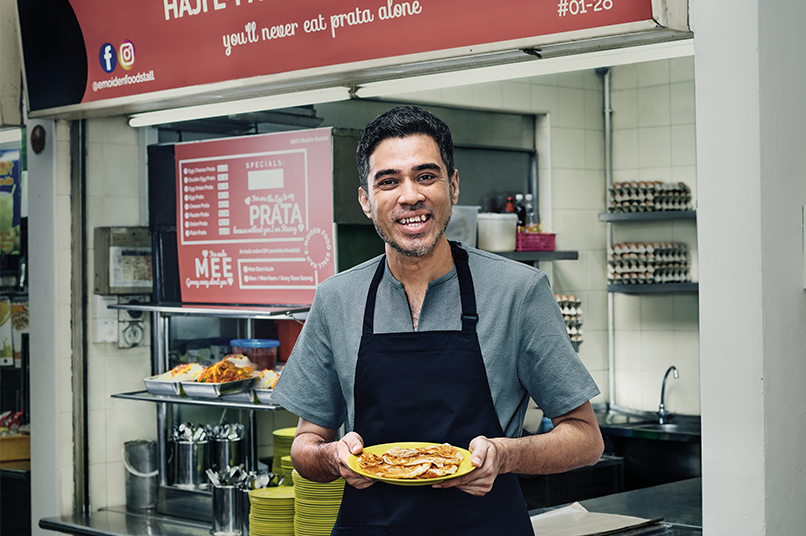 Photo of Muhamad Faizal Bin Ettapurath Moiden, Owner & Chef of Haji E-Moiden Food Stall
